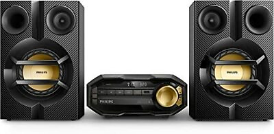 #ad FX10 Philips Mini Bluetooth Stereo System USB with CD Player MP3 USB with Remote