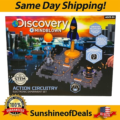 Discovery #MINDBLOWN Action Circuitry Electronic Build it yourself STEM Set NEW