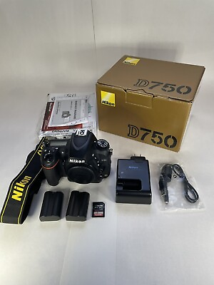 Nikon D750 24.3MP Digital SLR Camera Working With SD Card