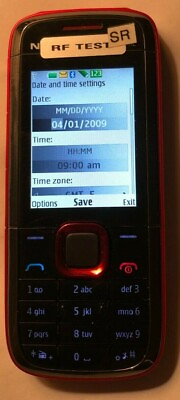 PROTOTYPE Nokia XpressMusic 5130 T Mobile Cell Phone Red Fast Shipping RF TEST