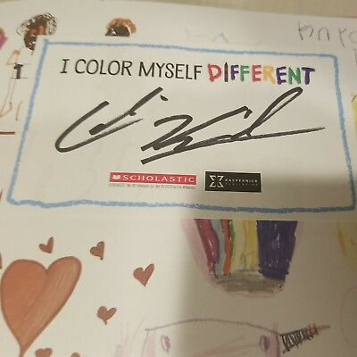 colin kaepernick signed book autographed i color myself different signature 1st