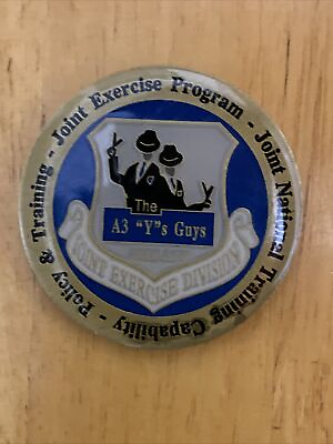#ad THE Y’S GUYS OF AMC A3Y JOINT EXERCISE DIVISION CHALLENGE COIN USED