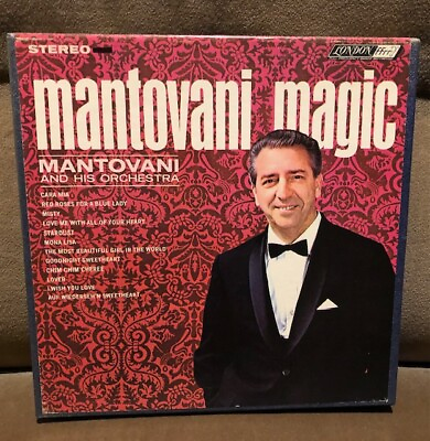 #ad MANTOVANI and his Orchestra – Mantovani Magic – LONDON 4 trk 7.5 ips REEL