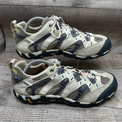 #ad Merrell Waterpro Performance Shoes Mens Size 10 Ultra Sport Tan Beige J82193