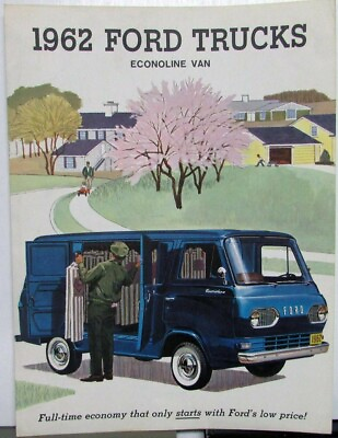 1962 Ford Econoline Van Truck Model Sale Folder amp; Specification Original REVISED
