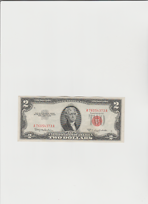 #ad 1953 A$2 Red Seal Note in lightly circulated condition.