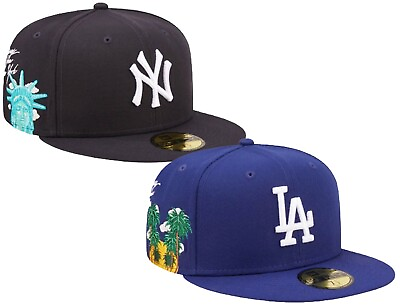 #ad NEWERA NEW ERA 59FIFTY 5950 Fitted CAP *Cloud Icon* NY Yankees LA Dodgers