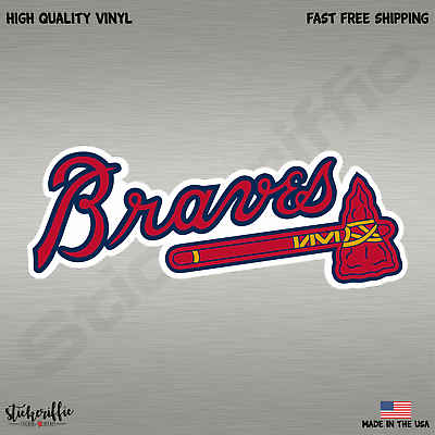 Atlanta Braves Tomahawk MLB Baseball Color Sports Decal Sticker FREE SHIPPING