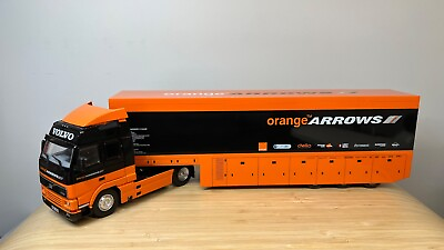 Official License Arrows F1 Team 1 43 Die Cast Racing Transporter w Volvo FH12