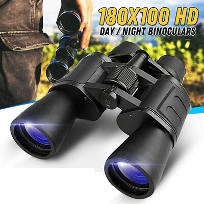#ad Military Zoom 180x100 Powerful Binoculars Day Low Night Optics Hunting Outdoor