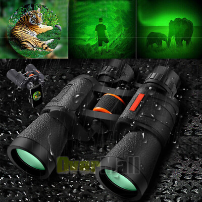 #ad German Military Army 20x50 BAK4 HD Night Vision Binoculars Goggles HuntingCase