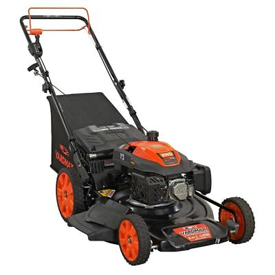 #ad #ad YARDMAX Lawn Mower 22quot; High Wheel RWD Walk Behind Gas Self Propelled with Bagger
