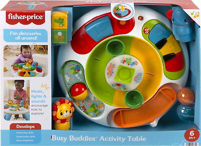 #ad Busy Buddies Activity Table Electronic Learning Toy for Infant and Toddler