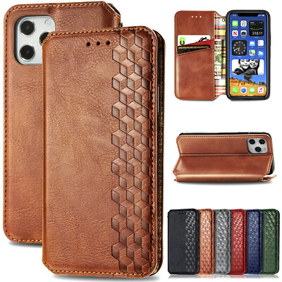 #ad Flip Card Pocket Leather Wallet Case Cover for iPhone 13 14 15 Pro Max 11 12 7 8