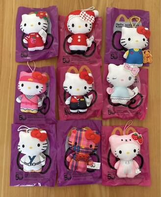 #ad Sanrio item lot of 9 Hello Kitty Plush mascot Various Bulk sale