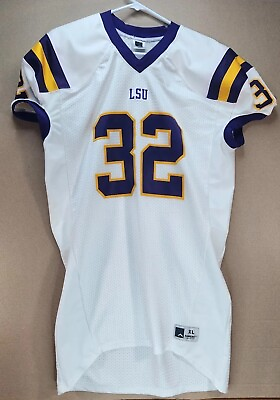 #ad LSU Tigers #32 Powers Sample Gameday Jersey XL NCAA Football College