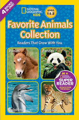 #ad National Geographic Readers: Favorite Animals Collection Paperback VERY GOOD