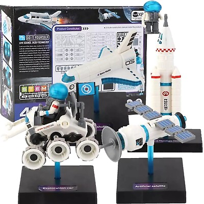 Solar Robot space 4 in 1 Science Kit for Kids Educational Experiment Building