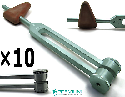 #ad 10× New Taylor Hammer amp; Tuning Fork 128 Medical Reflex Orthopaedic Instruments