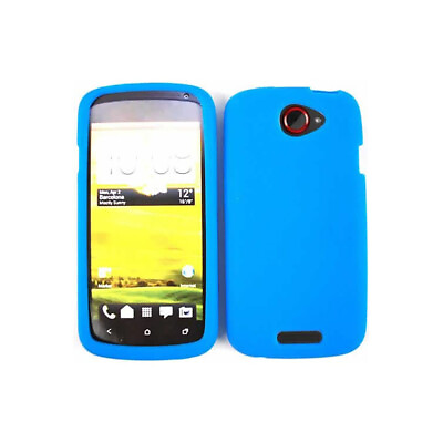 #ad Unlimited Cellular Deluxe Silicone Skin Case for HTC One S Blue