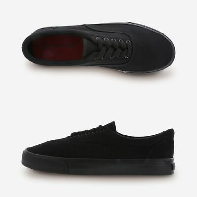 #ad Airwalk Men#x27;s Rio Black Casual Shoes Canvas Sneakers Medium Width