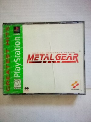 #ad Metal Gear Solid For PlayStation Greatest Hits Complete 1999