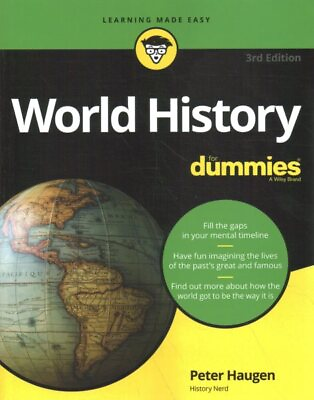 #ad World History for Dummies Paperback by Haugen Peter Brand New Free shippi...