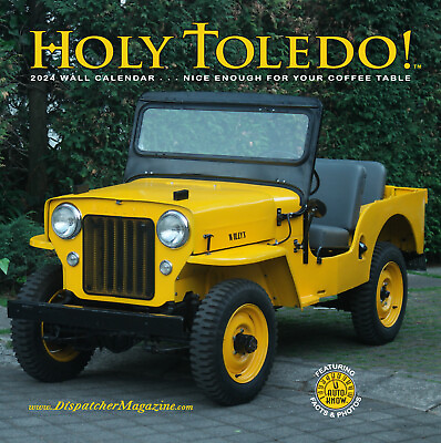 #ad 2024 Holy Toledo Antique Jeep Wall Calendar