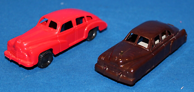 #ad VINTAGE TOY 1949 CADILLAC AND A 1948 BUICK PERFECT CONDITION ZERO PLAYWEAR