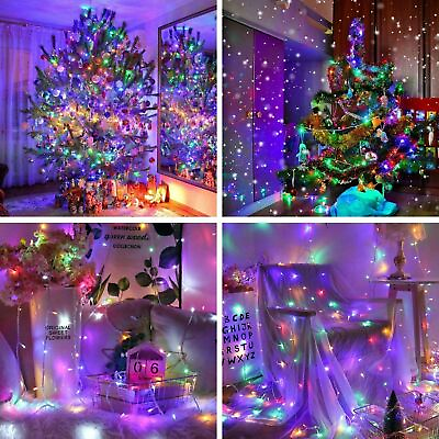 Xmas LED Fairy String Lights Party Christmas Tree Waterproof Outdoor Home Decor