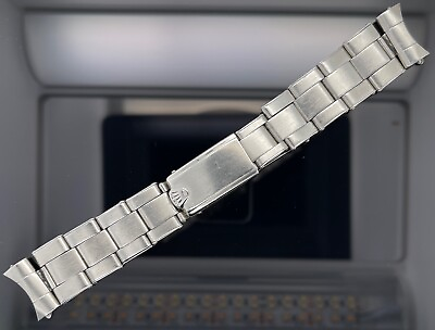 1970 Vintage Rolex CI 17mm Expandable Rivet Steel Bracelet 