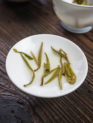 #ad Organic Early Spring Snowy Mountain Maofeng Wild Silver Tips Yunnan Green Tea