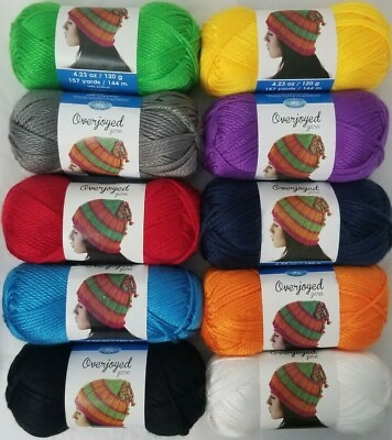 NWT 2 Skeins Easy Knit Overjoyed 4.23 oz 5 Bulky Yarn Choose Color Free Ship