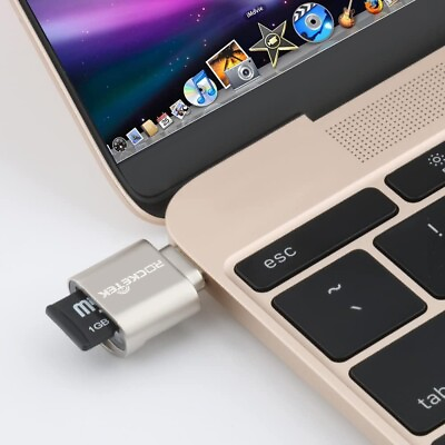 #ad USB C Portable Card Reader for Micro SD Cards Micro SD to Type C USB Adapter