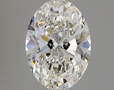 #ad Lab Created Diamond 3.06 Ct Oval H VS1 Quality Very good Cut IGI Certified
