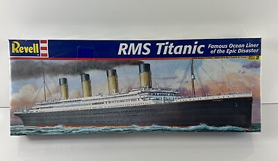 #ad Revell RMS Titanic Model Kit #85 445 New In Sealed Box 1:570 Scale