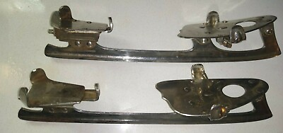 #ad Vintage Peck amp; Snyder#x27;s Clamp On Hardened Tempered Steel Ice Skates
