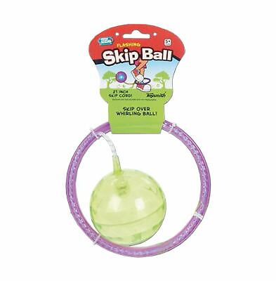 #ad Toysmith Flashing Skip Ball Translucent light up ball
