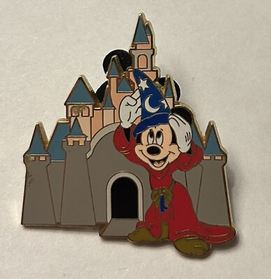 #ad Disney Mickeys Festival of Dreams Starter Sorcerer Mickey Mouse Castle Pin