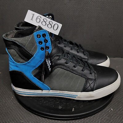 #ad Supra Muska 001 Shoes Mens Sz 9 Black Blue Sneakers