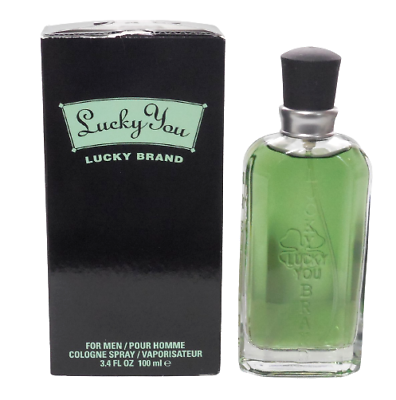 #ad LUCKY YOU Cologne by Lucky Brand 3.4 oz edt Spray Men BRAND NEW CUT TOP