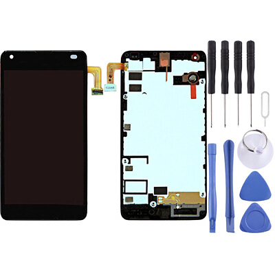 #ad TFT LCD Screen for Microsoft Lumia 550 Digitizer Full Assembly w Frame Black