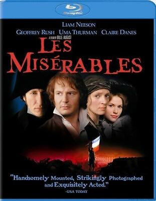 #ad Les Misérables Blu ray Disc 2012 New Uma Thurman Claire Danes Liam Neeson