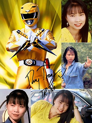 Thuy Trang Autographed Signed 8.5 X 11 Photo Power Rangers Yellow Ranger RP