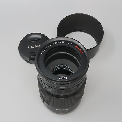 Panasonic Lumix G 100 300mm f4 5.6 Vario Mega OIS Lens H FS100300