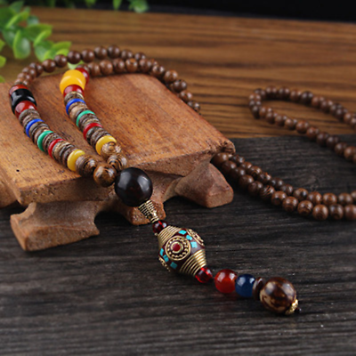 #ad Beaded Pendant amp;amp Necklace Ethnic Bohemian Boho Jewelry for Women Men