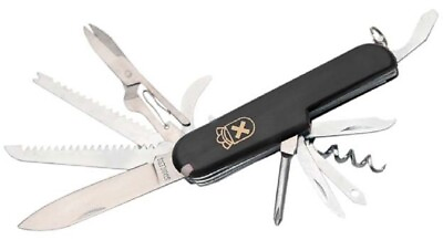 Swiss Type Field Utility Knife Multi Tool Army Scout Knife NEW