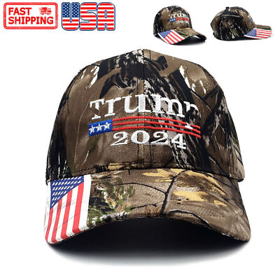 #ad 2024 Trump Hat Camo Hat Cap Save America Again Donald MAGA KAG Take America Back