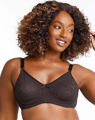 #ad Bali Lace #x27;n Smooth Underwire Bra Womens Seamless Full Coverage Stretch Cup 3432