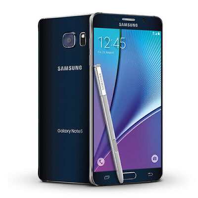 #ad Samsung Galaxy Note 5 SM N920P Sprint Only 32GB Blue Good